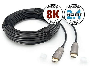 HDMI кабель EAGLE CABLE Profi HDMI 2.1 LWL 10K, 120 Hz, 10 m, 313245010